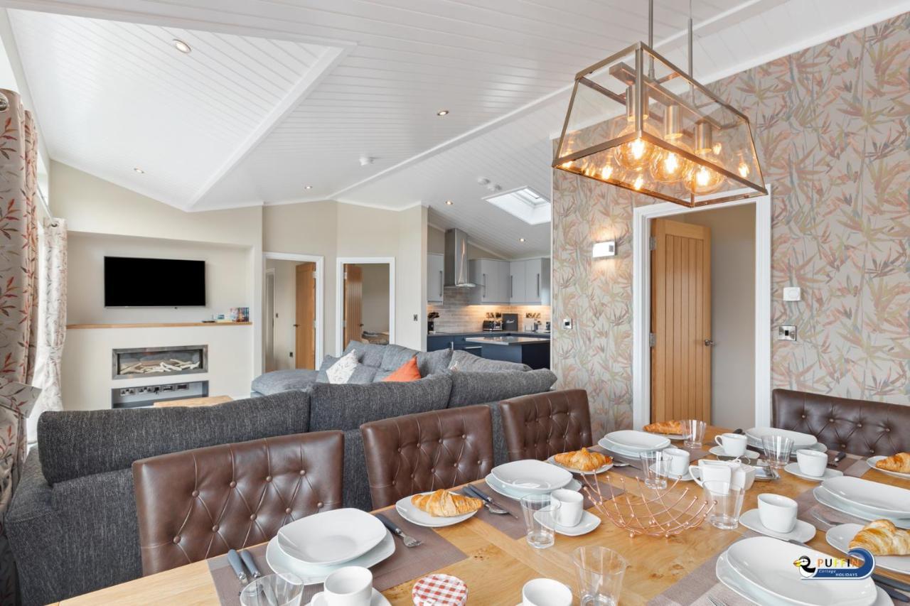 Valley View Lodge - Luxury Lodge, Hot Tub, Close To Beach Penally Eksteriør billede