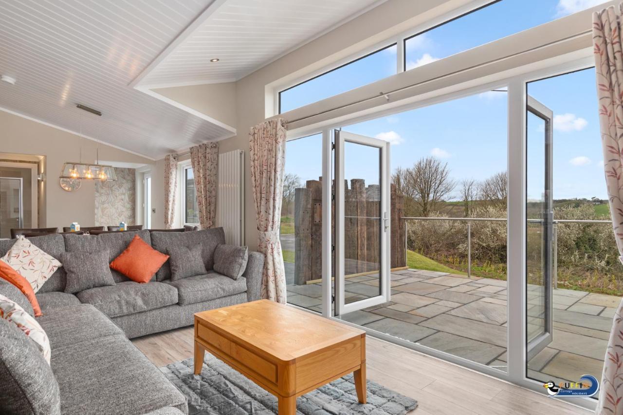 Valley View Lodge - Luxury Lodge, Hot Tub, Close To Beach Penally Eksteriør billede