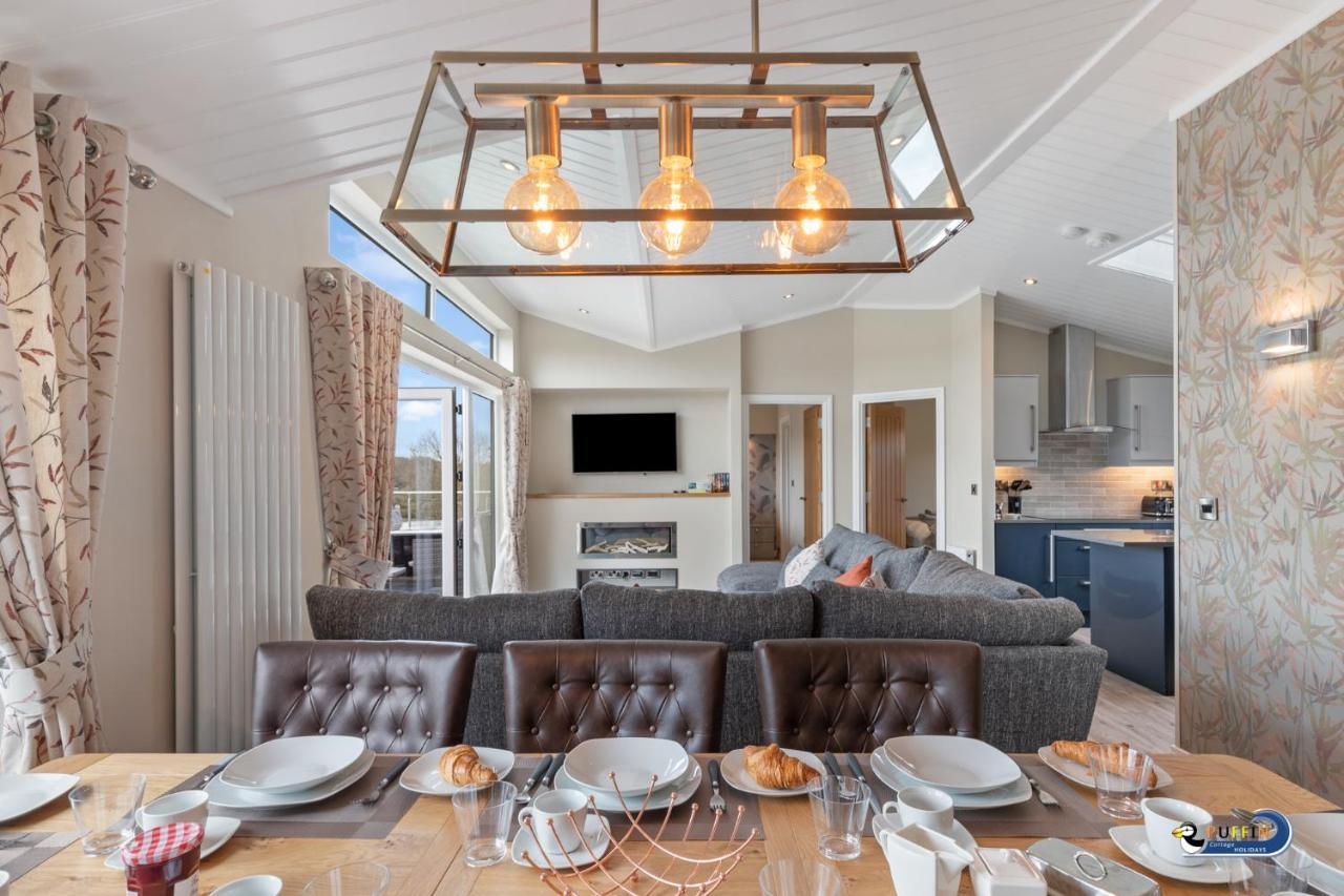Valley View Lodge - Luxury Lodge, Hot Tub, Close To Beach Penally Eksteriør billede