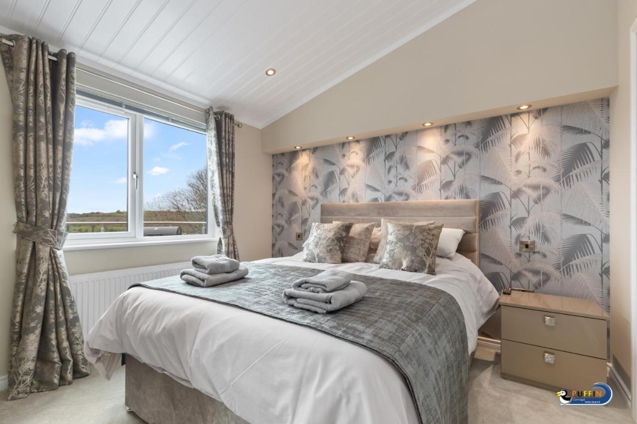 Valley View Lodge - Luxury Lodge, Hot Tub, Close To Beach Penally Eksteriør billede