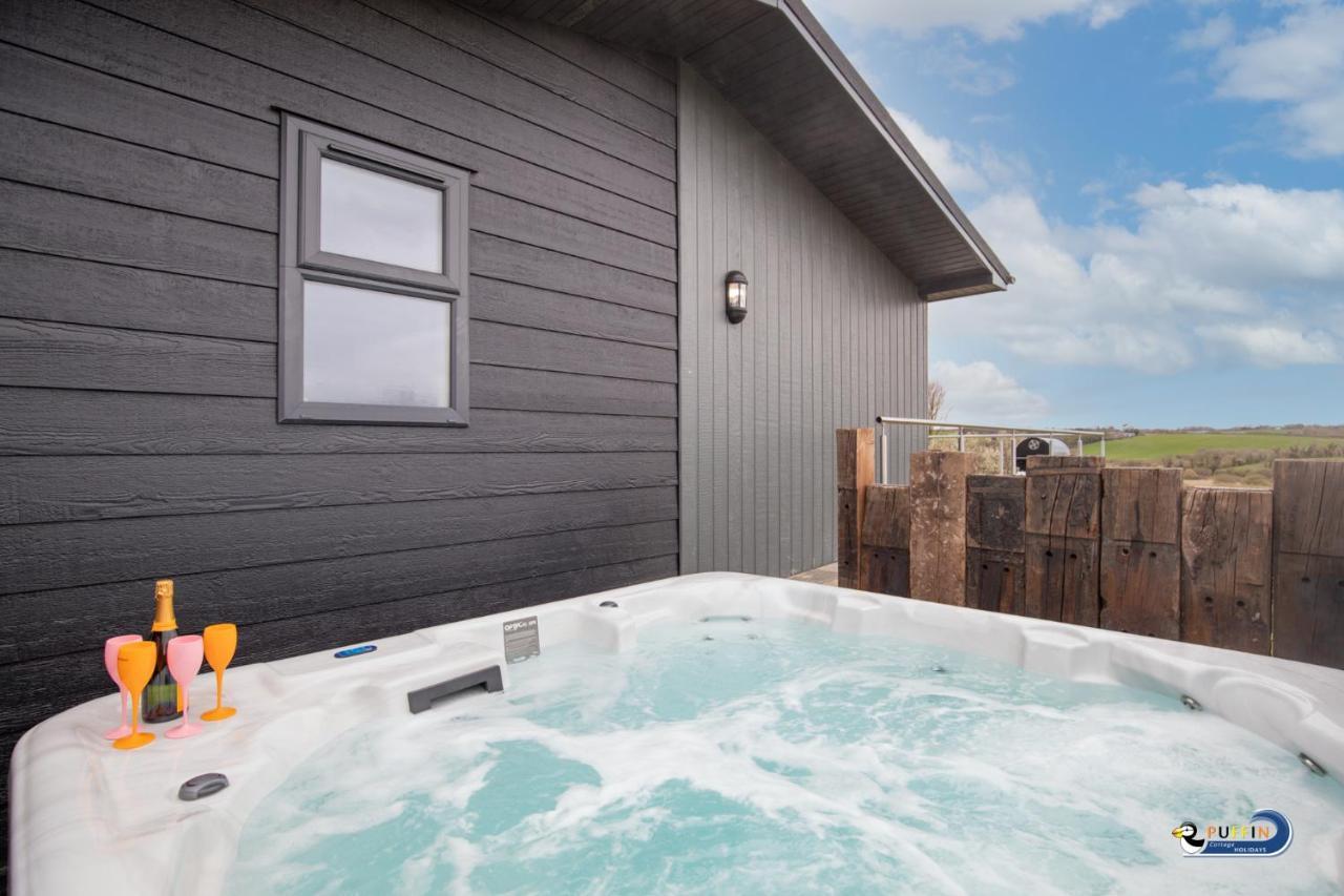 Valley View Lodge - Luxury Lodge, Hot Tub, Close To Beach Penally Eksteriør billede